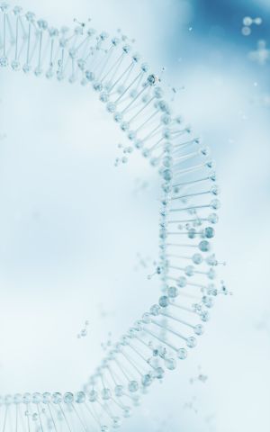 DNA Strang Blau