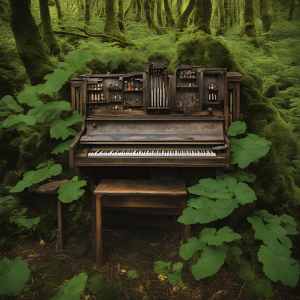 Klavier in der Natur